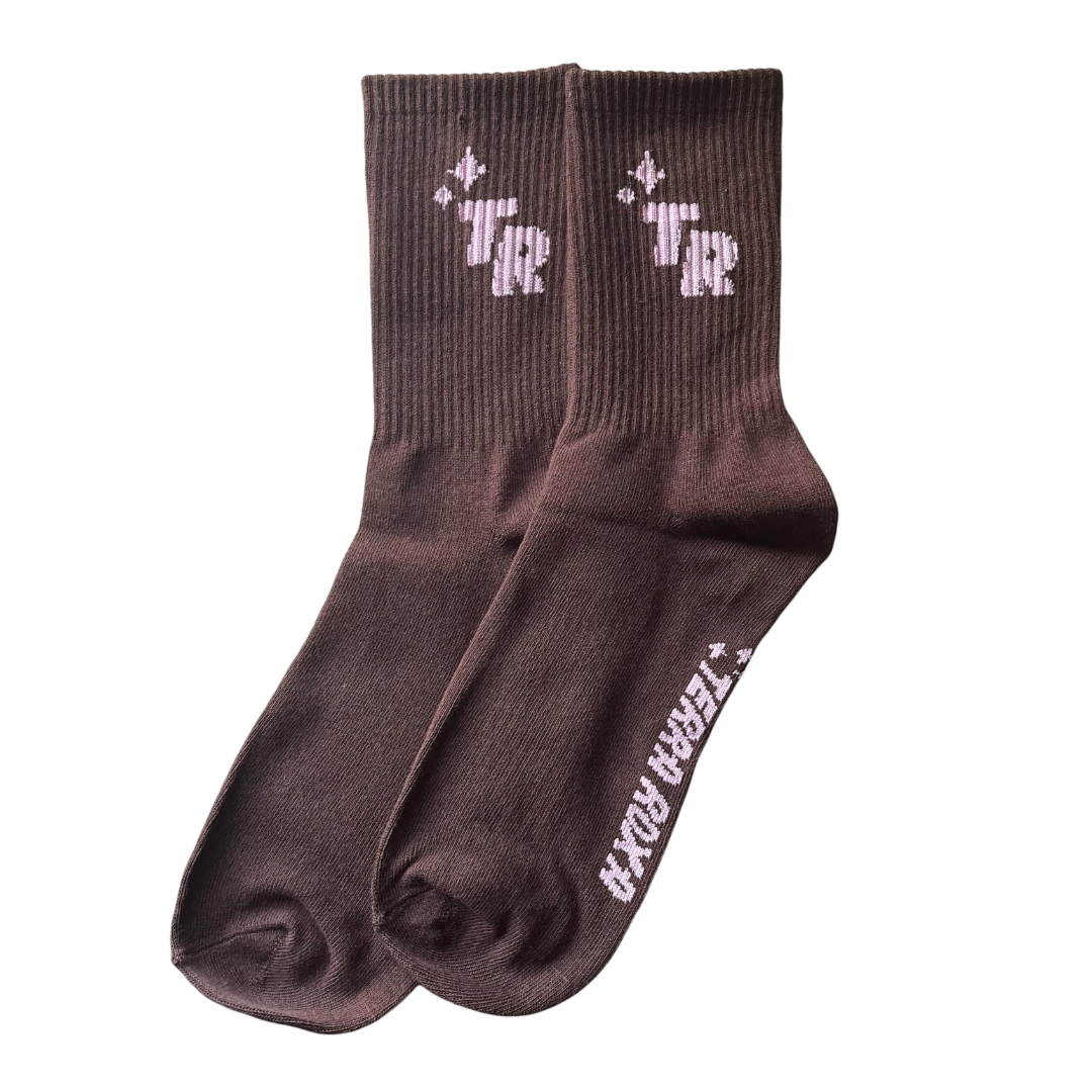 Star socks - Brown